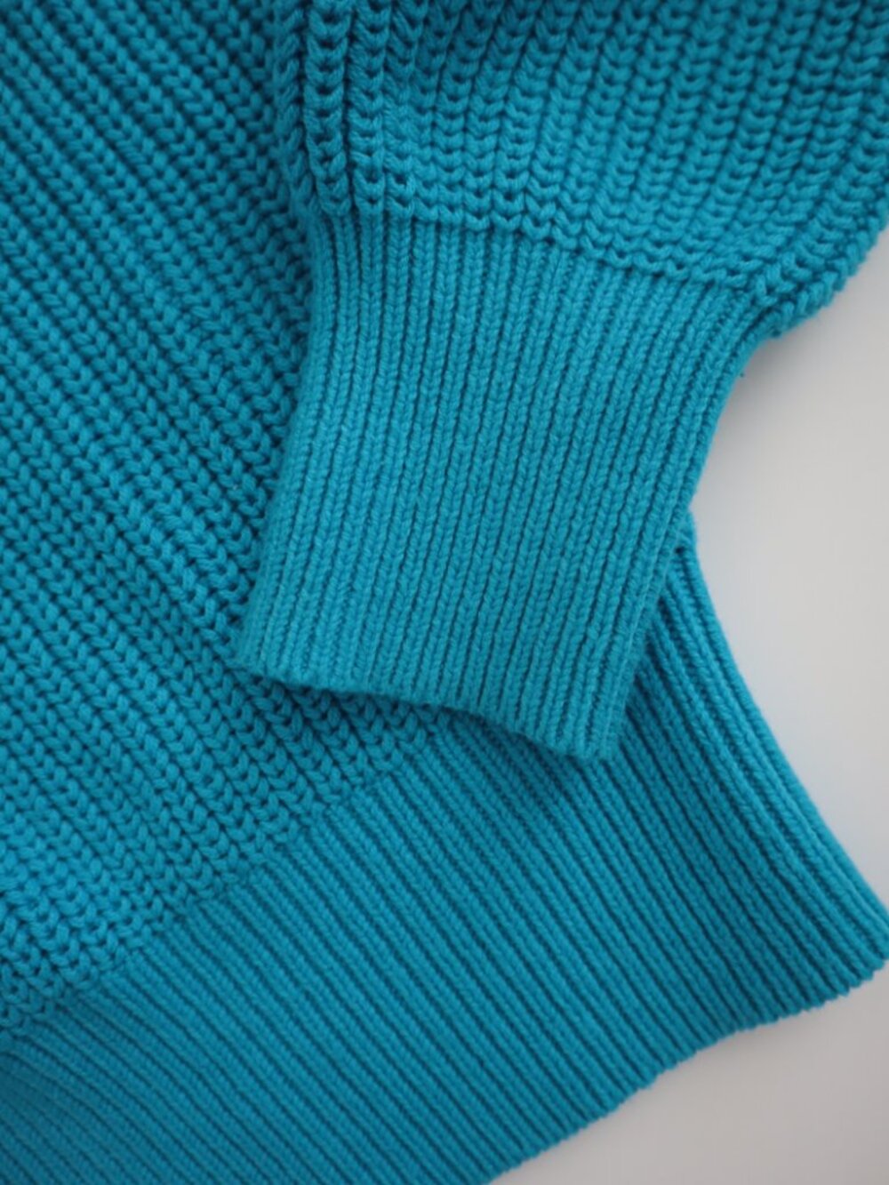 LOFT Ribbed Collared 1/4 Button Front Sweater | S - Picture 6 of 7